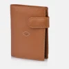 CROSS Cartera de hombre piel multicolor con monedero y cierre