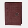 CROSS Cartera lujo de piel para hombre