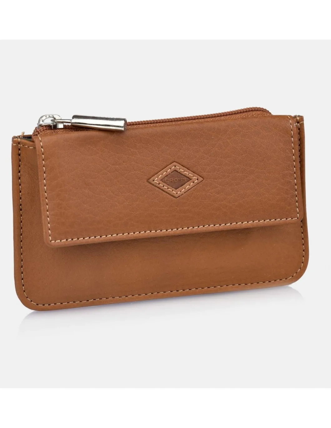 CROSS Monedero de Hombre piel con llavero multicolor
