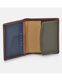 CROSS Monedero de hombre piel multicolor