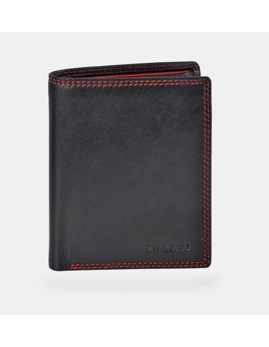 DAVILETTO cartera para hombre en piel colores con monedero y cierre con broche