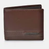 DAVILETTO Cartera de hombre de piel tipo americano con cremallera