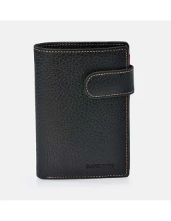 DAVILETTO Cartera de hombre piel colores con monedero exterior y cierre