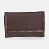 DAVILETTO Llavero con mosquetón para hombre en piel combinada