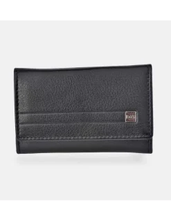 DAVILETTO Llavero con mosquetón para hombre en piel suave