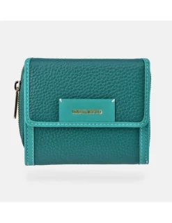DAVILETTO mini monedero billetero para mujer en piel combinada