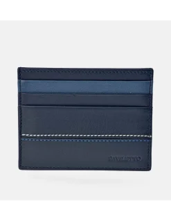 DAVILETTO tarjetero plano en piel para hombre