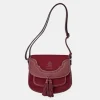 EL CABALLO Bolso bandolera gran solapa Mujer piel Serraje
