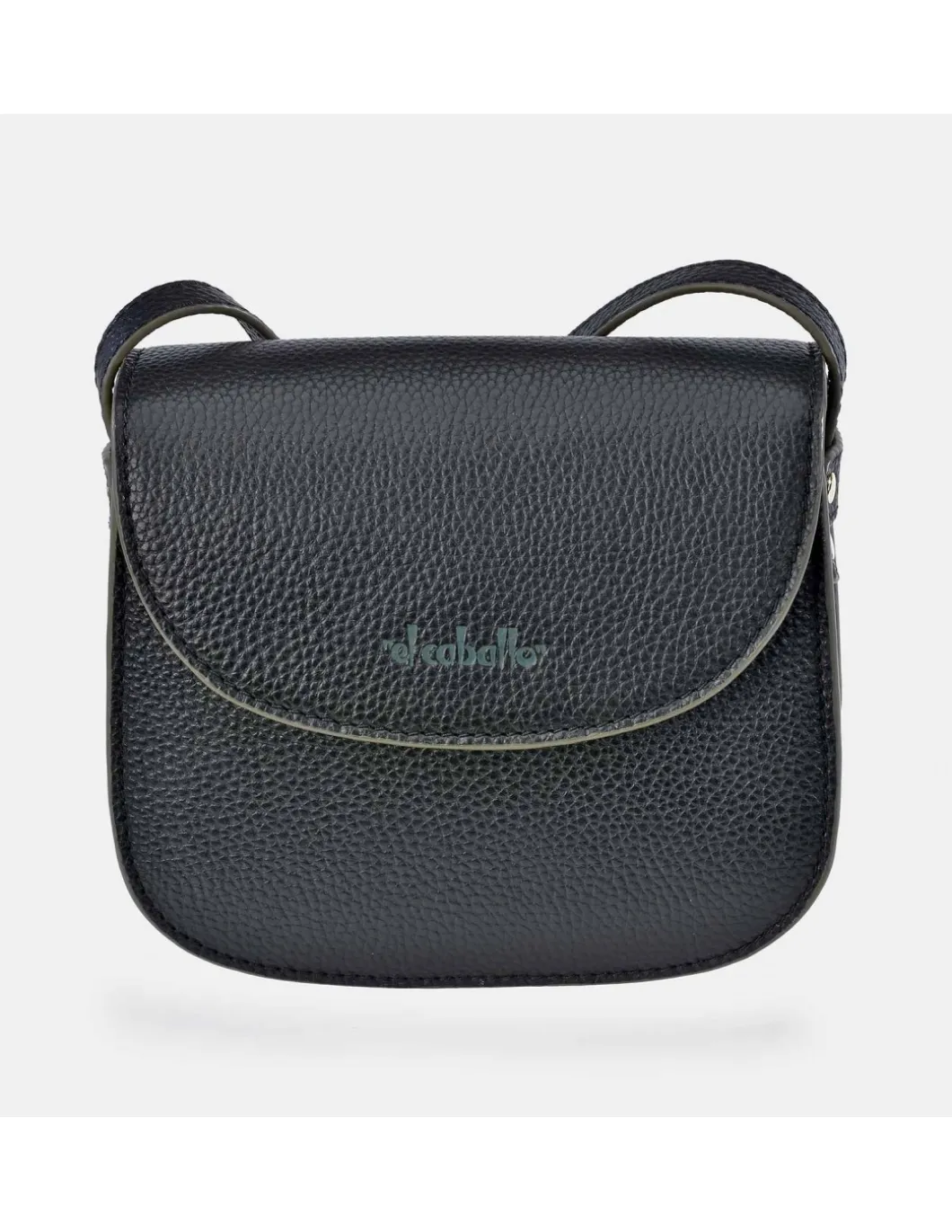 EL CABALLO Bolso bandolera mini en piel con solapa para mujer