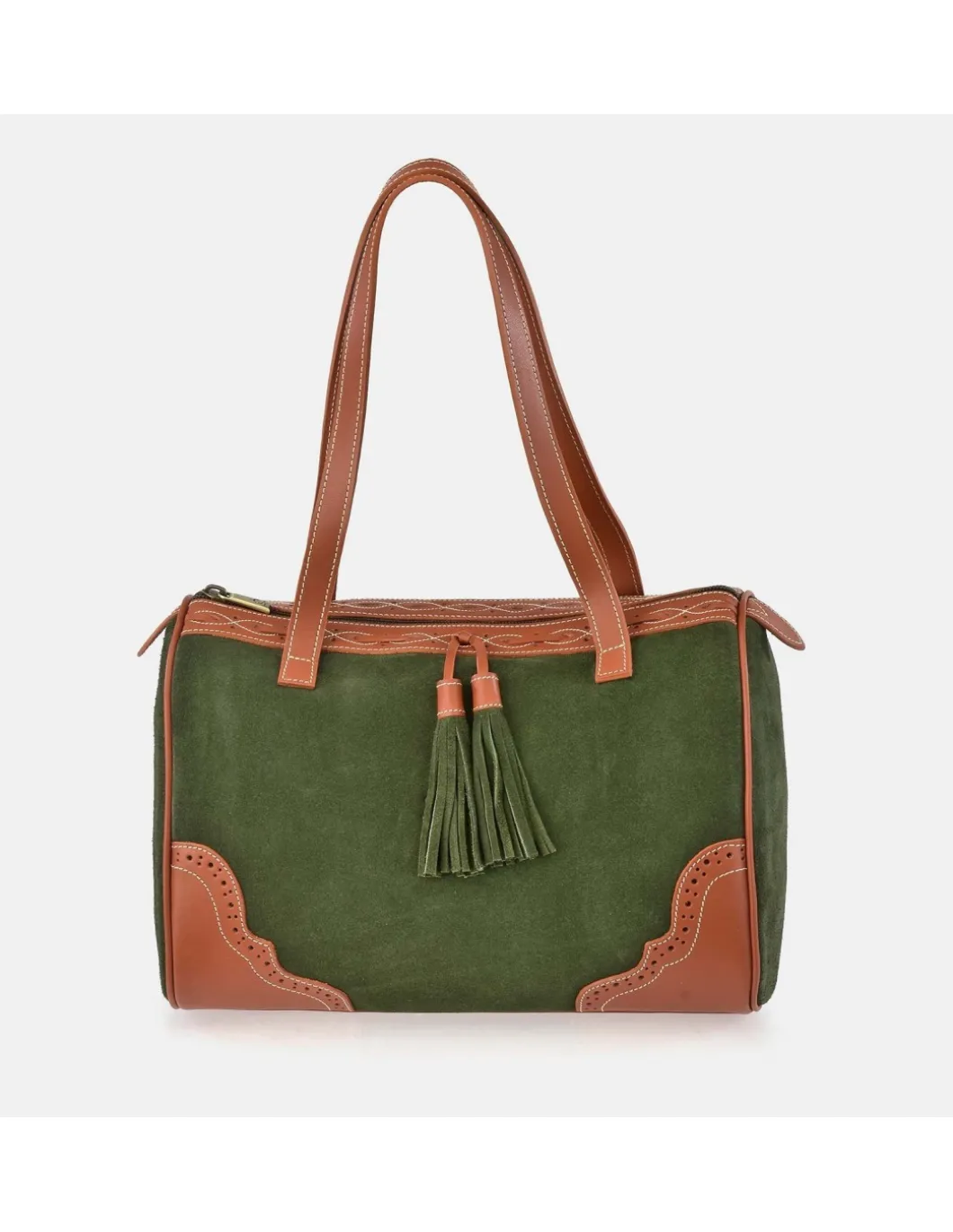 EL CABALLO Bolso bowling para Mujer Piel Serraje