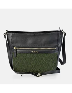 EL CABALLO Bolso de hombro para mujer calidad piel Serraje