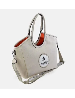 EL CABALLO Bolso grande de mano con bandolera ajustable para mujer en material sintético