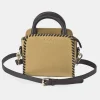 EL CABALLO Bolso mini de mano para mujer colección piel Napa costuras