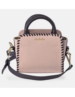 EL CABALLO Bolso mini de mano para mujer colección piel Napa costuras