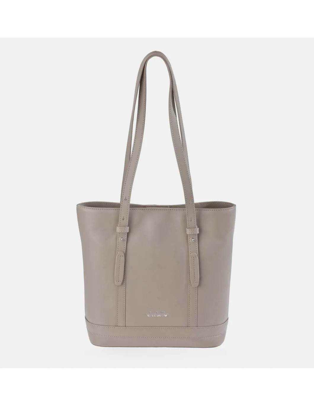 EL CABALLO bolso shopper en piel Napa para mujer con bolsa interior