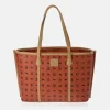 EL CABALLO bolso shopping grande de mujer calidad logo estampado sintético