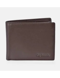GUY LAROCHE Cartera Americano clásica en piel suave para hombre con monedero