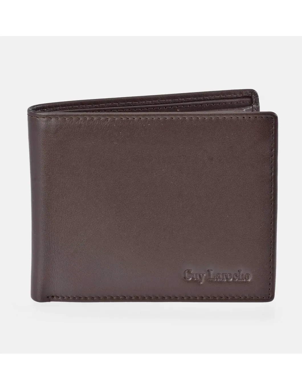 GUY LAROCHE Cartera Americano clásica en piel suave para hombre con monedero