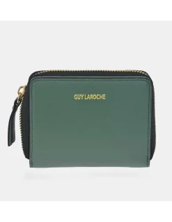 GUY LAROCHE Billetero de mujer con cremallera en piel