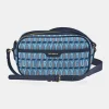 GUY LAROCHE bolso bandolera para mujer en lona estampada logo con cremallera