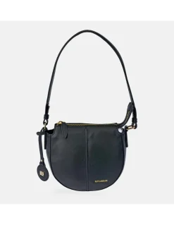 GUY LAROCHE bolso bandolera pequeño para mujer en piel con asa larga Negro