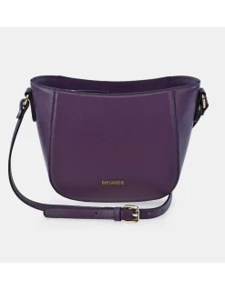 GUY LAROCHE bolso bandolera con cremallera en piel suave para mujer