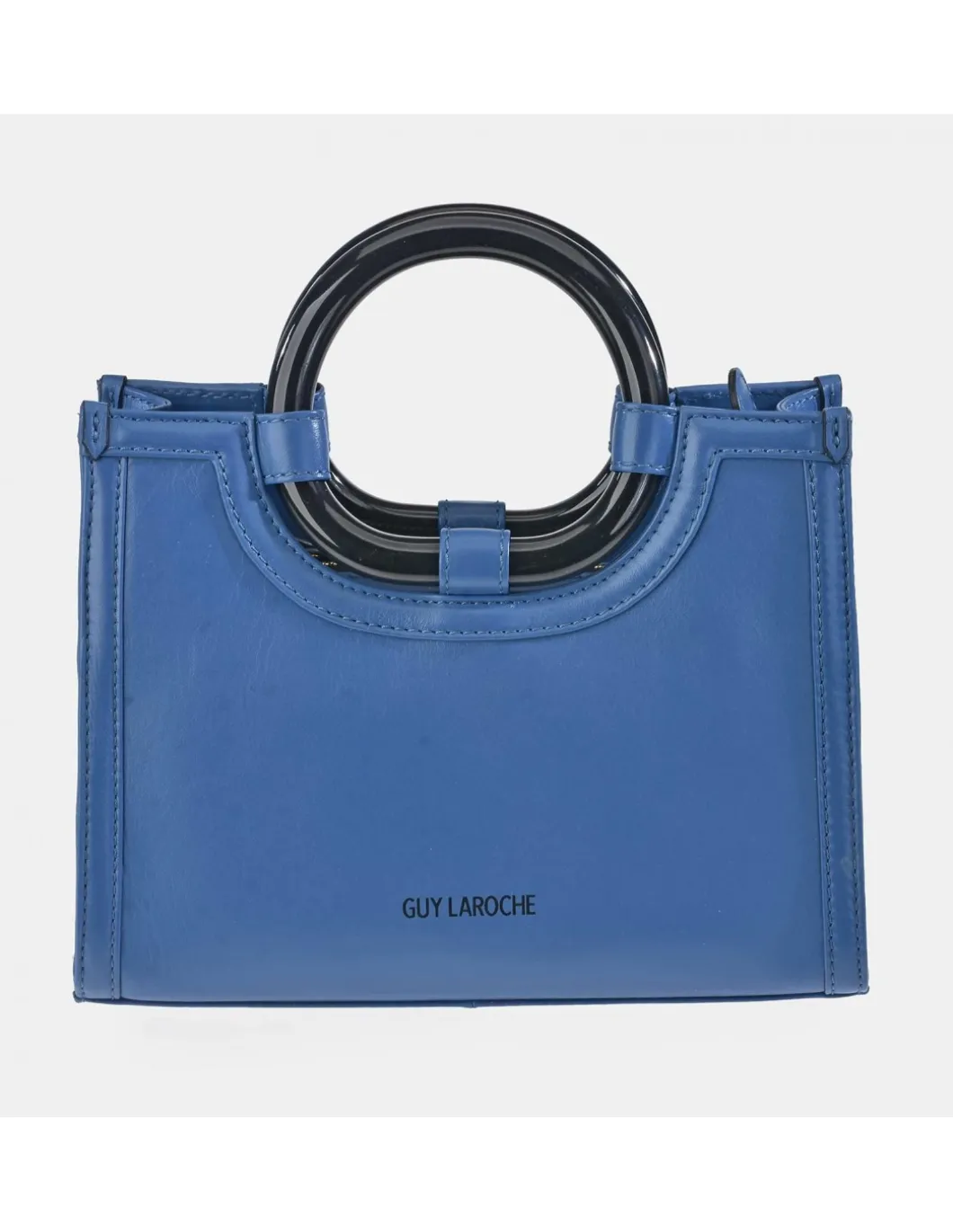 GUY LAROCHE Bolso de mano mini tote en piel y asas de aro para mujer