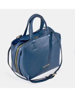 GUY LAROCHE Bolso de mano chico en piel con doble asa y bandolera