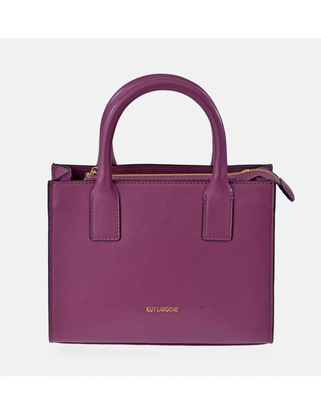 GUY LAROCHE bolso de mano en piel con bandolera para mujer colección caviar