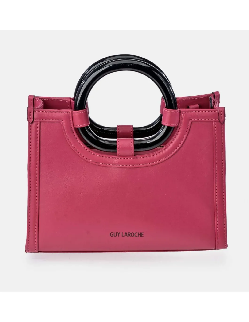 GUY LAROCHE Bolso de mano mini tote en piel y asas de aro para mujer