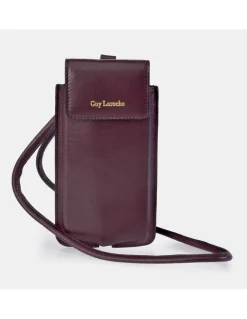 GUY LAROCHE Bolso para móvil en piel con tarjetero y solapa para mujer