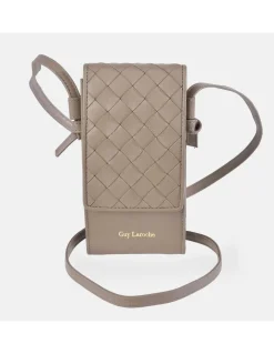 GUY LAROCHE Bolso para móvil en piel tiras con solapa para mujer
