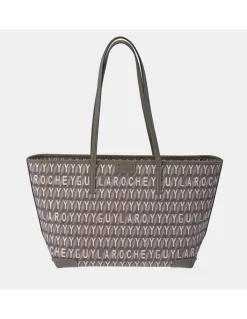 GUY LAROCHE bolso tote en lona estampada para mujer