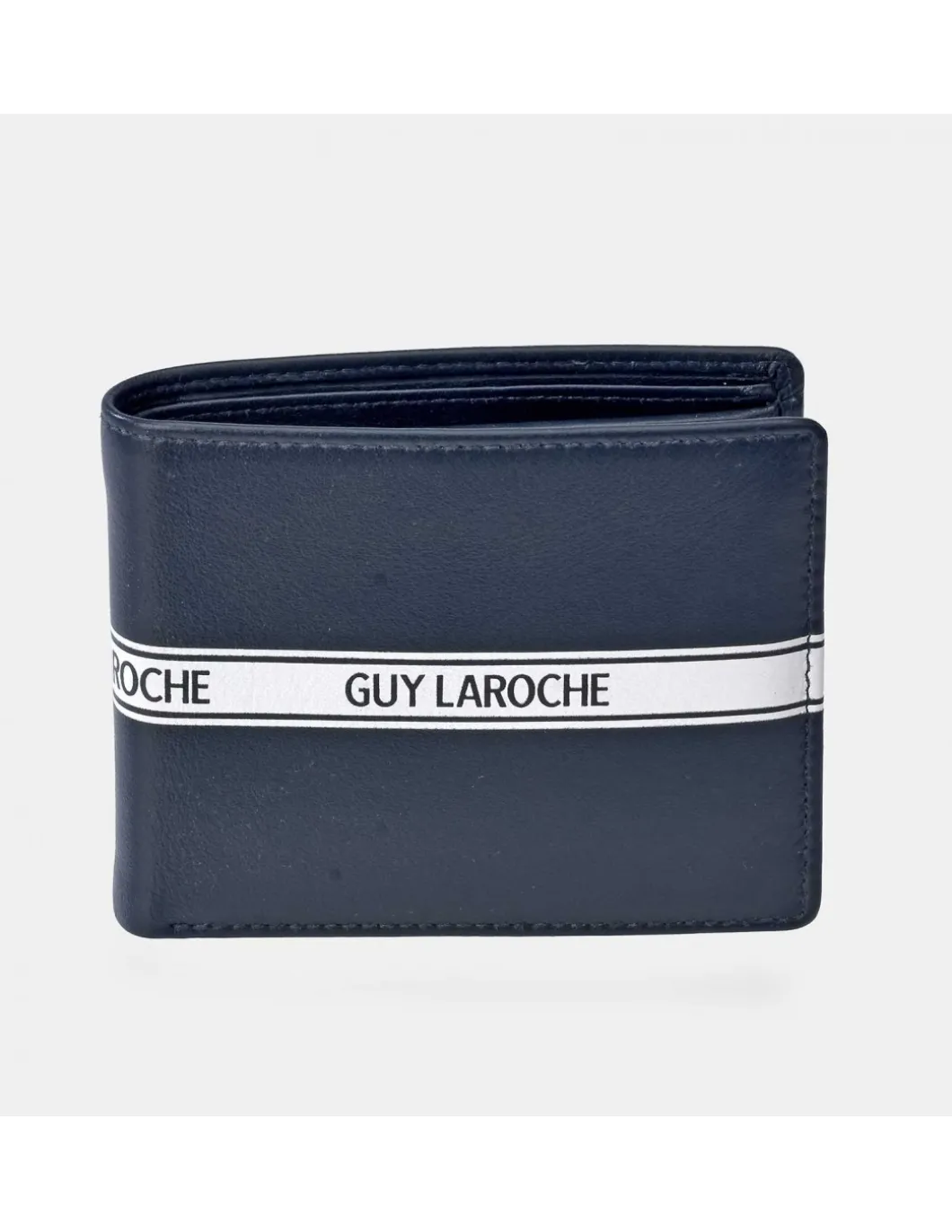 GUY LAROCHE Cartera billetero Americano en piel para hombre con monedero