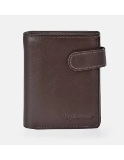 GUY LAROCHE Cartera billetero con monedero piel suave para hombre