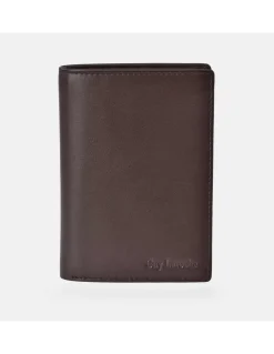GUY LAROCHE Cartera billetera gran formato en piel suave para hombre con monedero