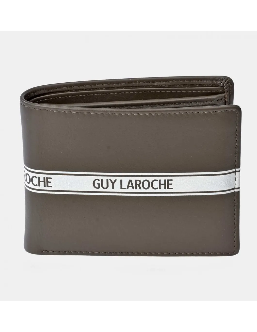 GUY LAROCHE Cartera billetero Americano en piel para hombre con monedero