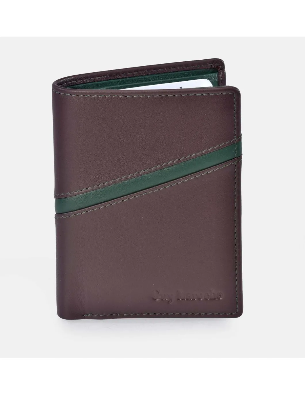 GUY LAROCHE Cartera Billetera de Piel para hombre Colección Napa
