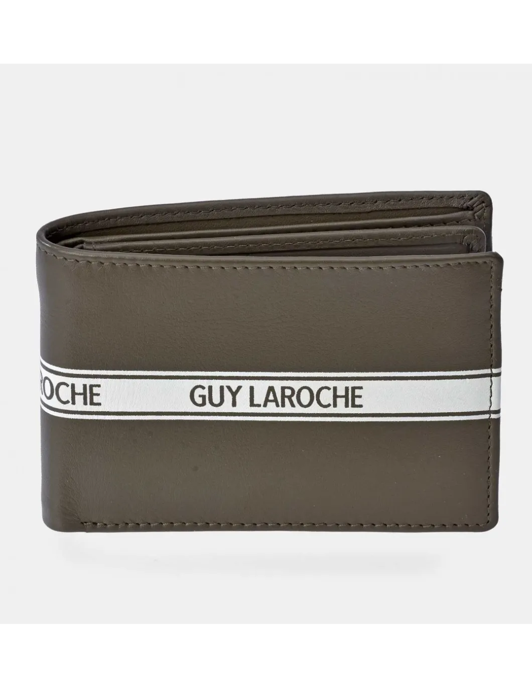 GUY LAROCHE Cartera billetero Americano en piel para hombre