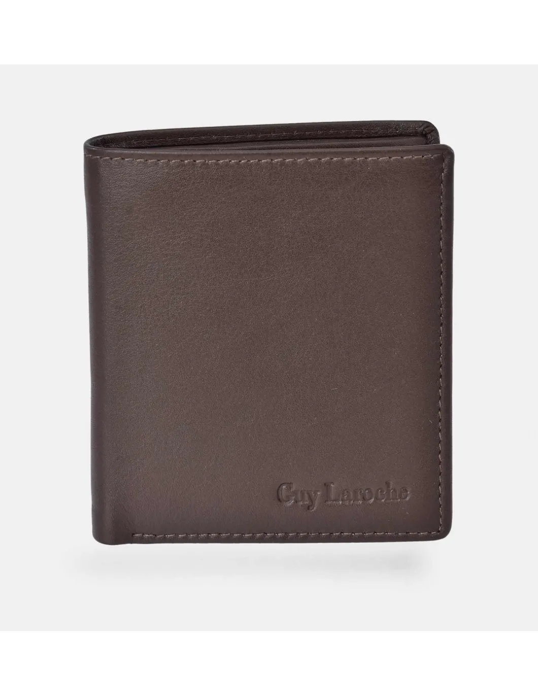 GUY LAROCHE Cartera clásica en piel suave para hombre compacta
