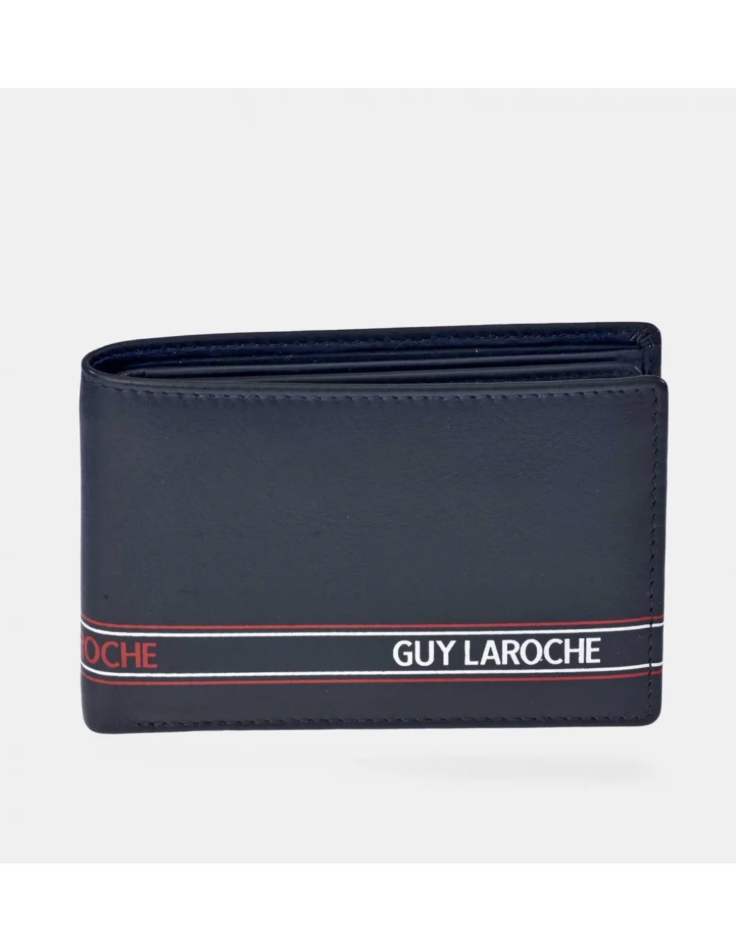 GUY LAROCHE cartera compacta en piel tipo americano para hombre