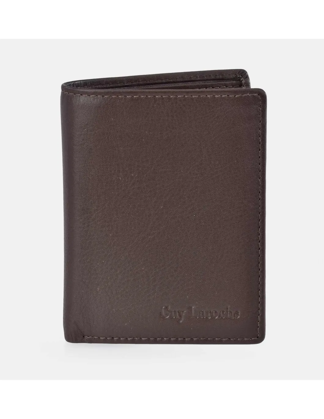 GUY LAROCHE Cartera compacta en piel suave para hombre
