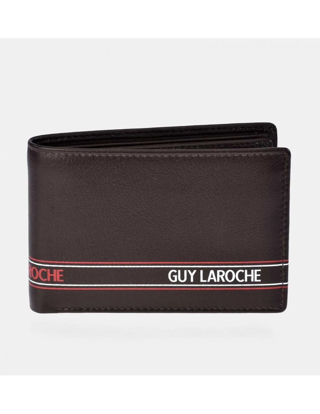 GUY LAROCHE cartera compacta en piel tipo americano para hombre