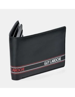 GUY LAROCHE cartera compacta en piel tipo americano para hombre