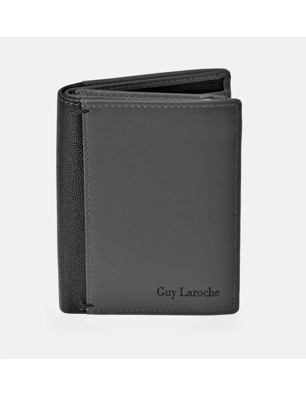 GUY LAROCHE Cartera gran tarjetero para hombre en piel combinada