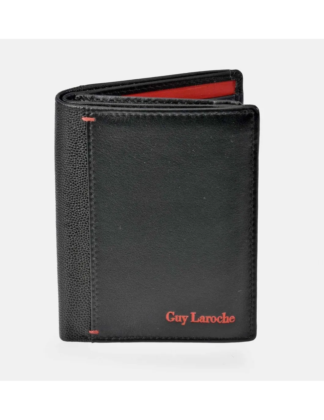 GUY LAROCHE Cartera gran tarjetero para hombre en piel combinada