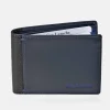 GUY LAROCHE Cartera horizontal compacta con tarjeteros para hombre en piel combinada
