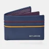GUY LAROCHE cartera tipo americano en piel de Ubrique combinada para hombre