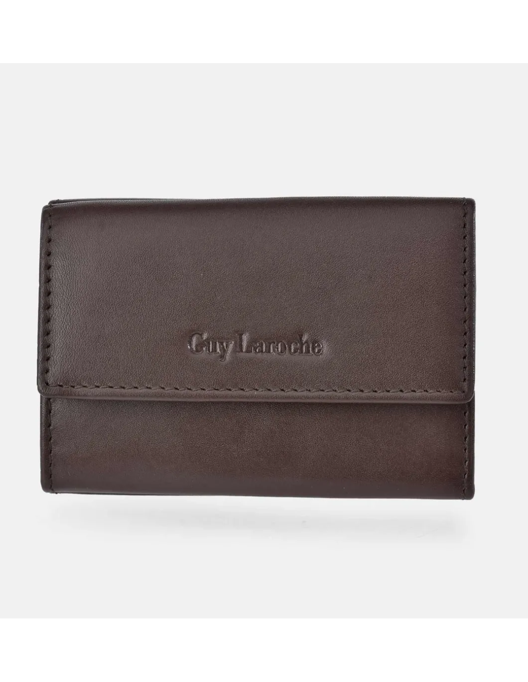 GUY LAROCHE Llavero doble en piel suave para hombre