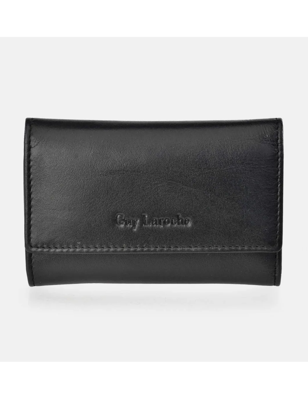 GUY LAROCHE Llavero plano en piel suave para hombre grande